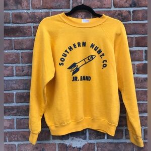 Vintage Yellow Sweatshirt, sz Small